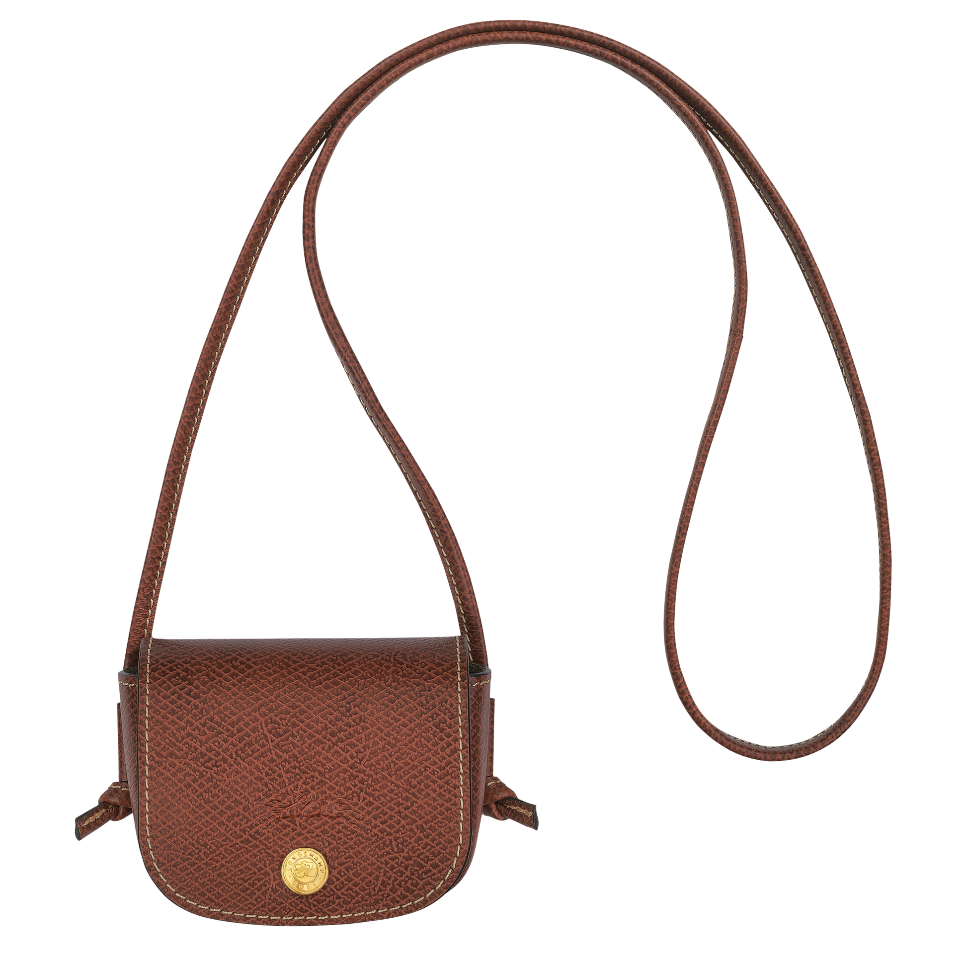 Longchamp ÉPURE - Coin purse with leather lace in Brown - 1 (SKU: 30027HYZ035)