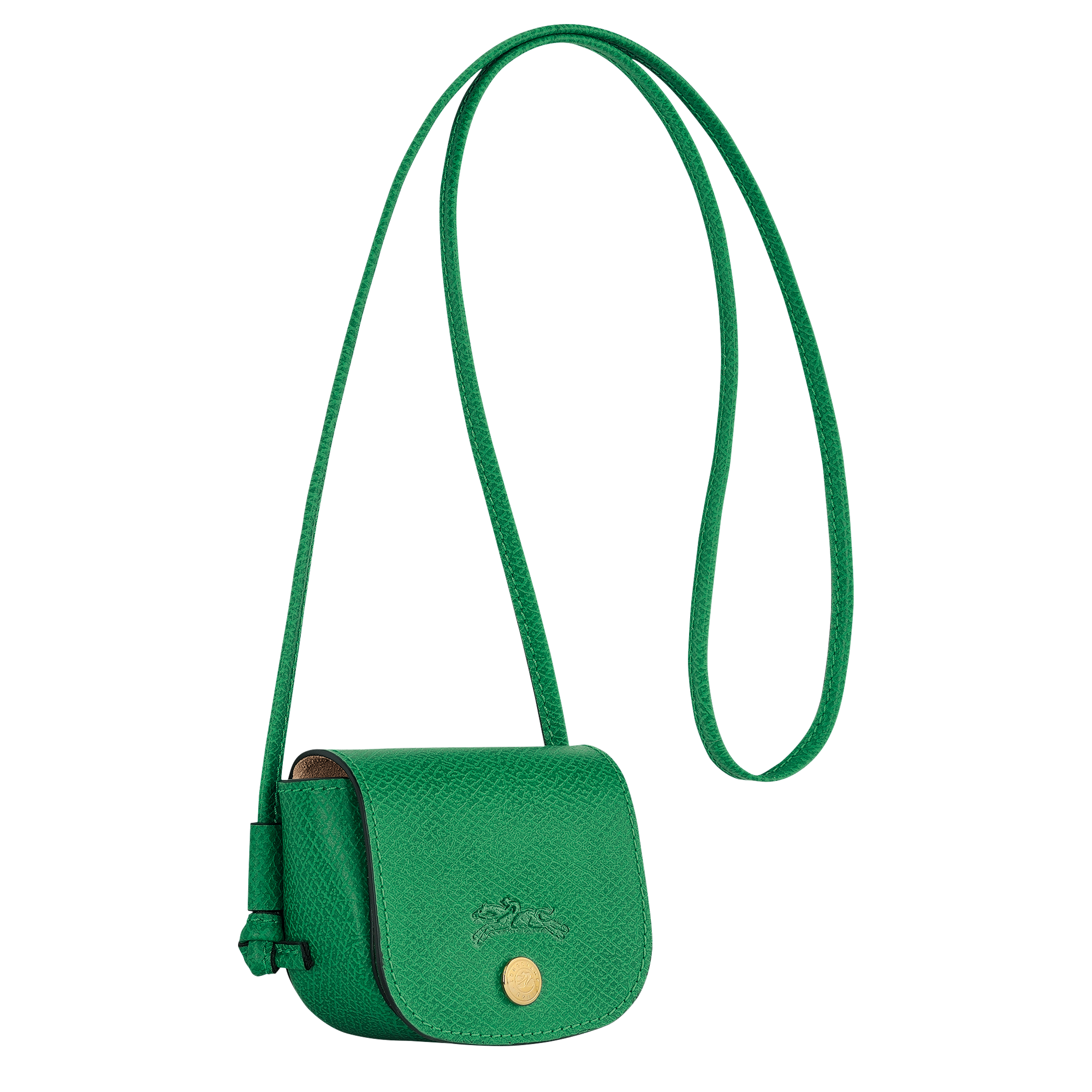 Longchamp ÉPURE - Coin purse with leather lace in Green - 3 (SKU: 30027HYZ129)