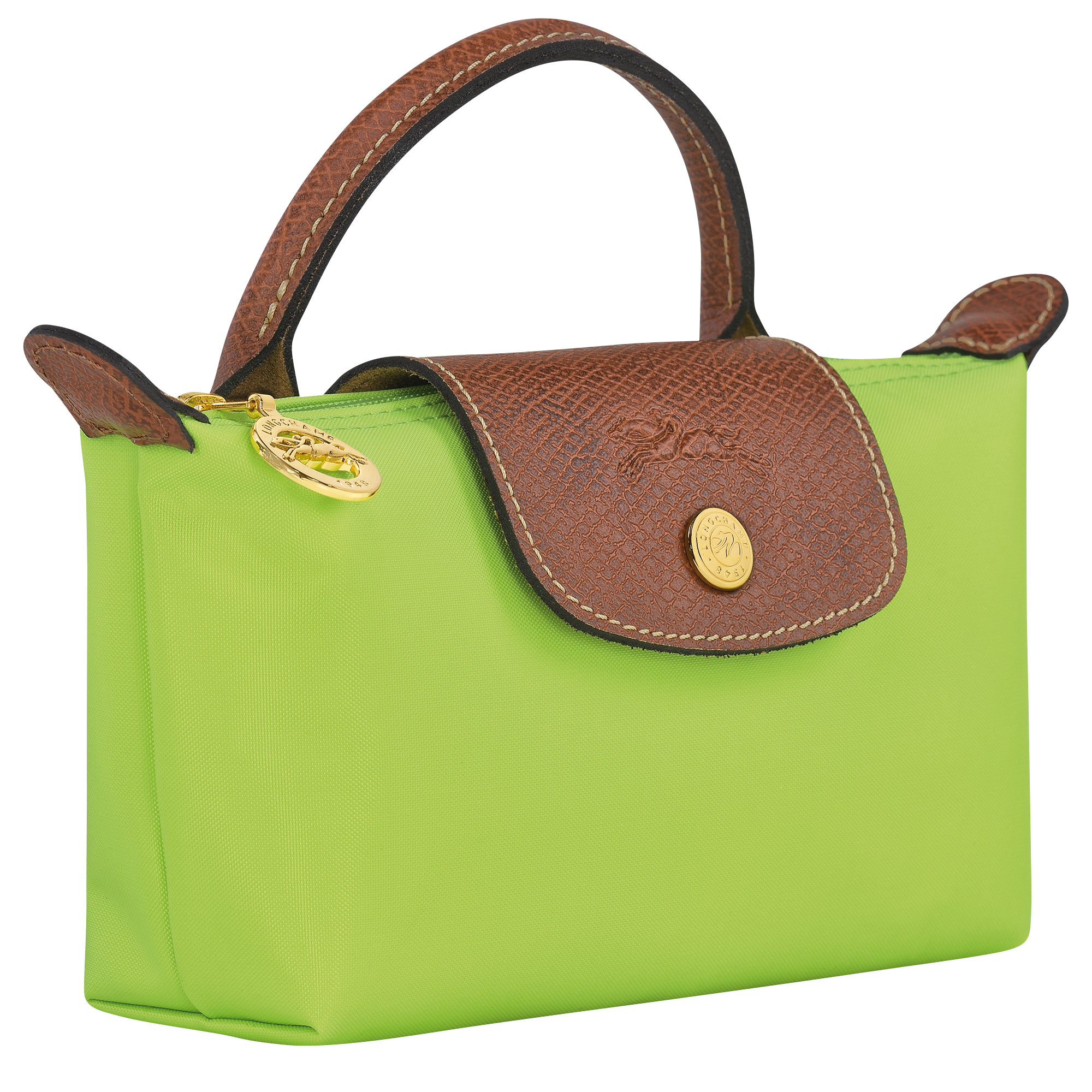 Longchamp LE PLIAGE ORIGINAL - Pouch with handle in Green Light - 3 (SKU: 34175089355)