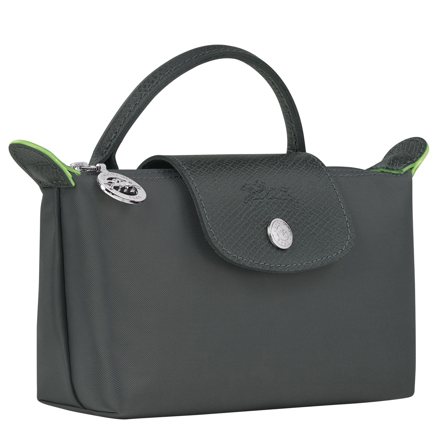 Longchamp LE PLIAGE GREEN - Pouch with handle in Graphite - 2 (SKU: 34175919P66)