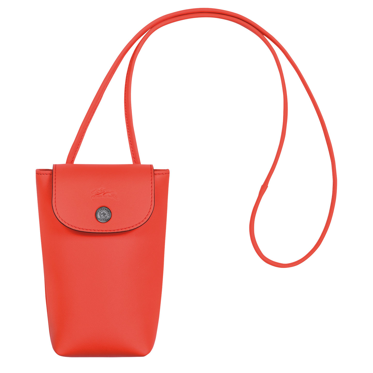 Longchamp LE PLIAGE XTRA - Phone case with leather lace in Orange - 1 (SKU: 34178987017)