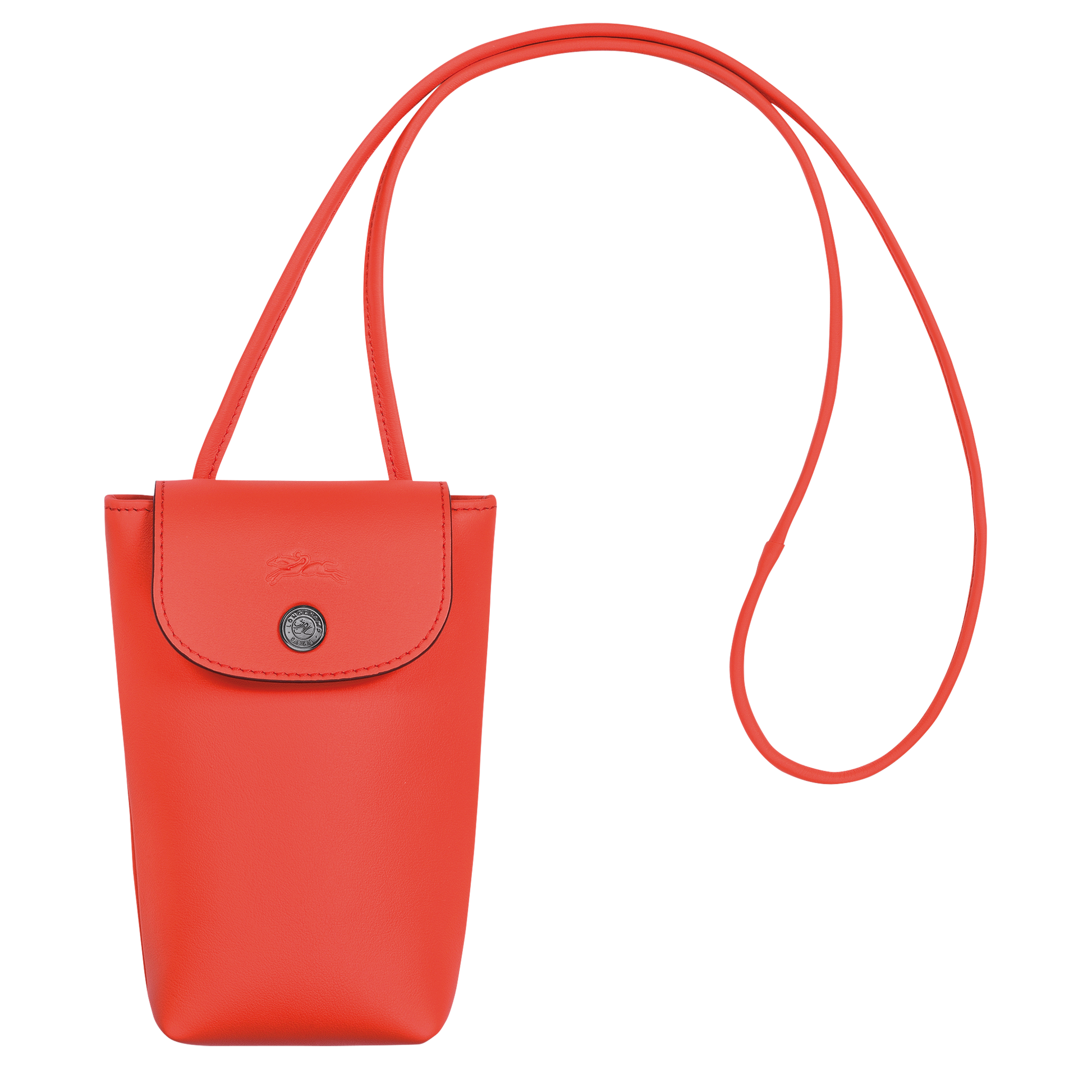 Longchamp LE PLIAGE XTRA - Phone case with leather lace in Orange - 1 (SKU: 34178987017)