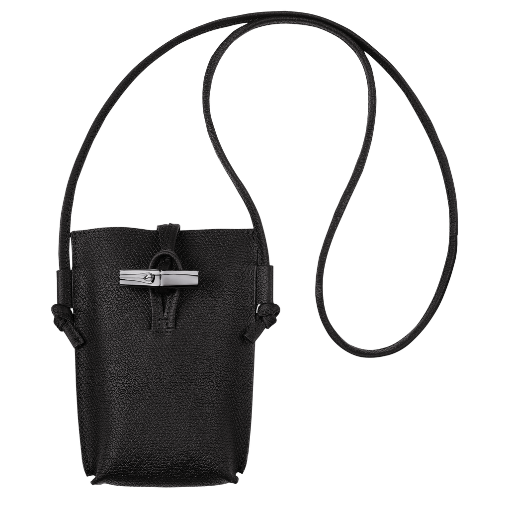 Longchamp ROSEAU - Phone case with lace in Black - 1 (SKU: 34180HPN001)