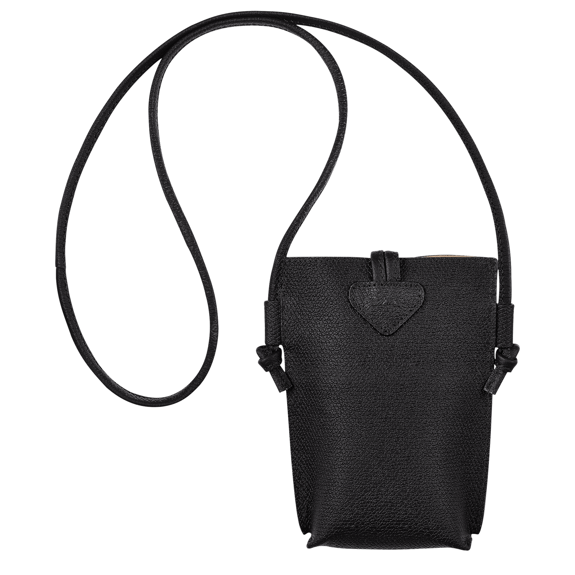 Longchamp ROSEAU - Phone case with lace in Black - 4 (SKU: 34180HPN001)