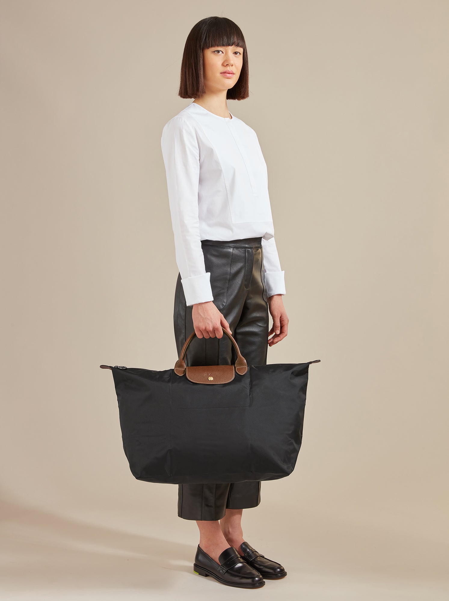Le Pliage Filet XS Mesh bag Black - Canvas | Longchamp US