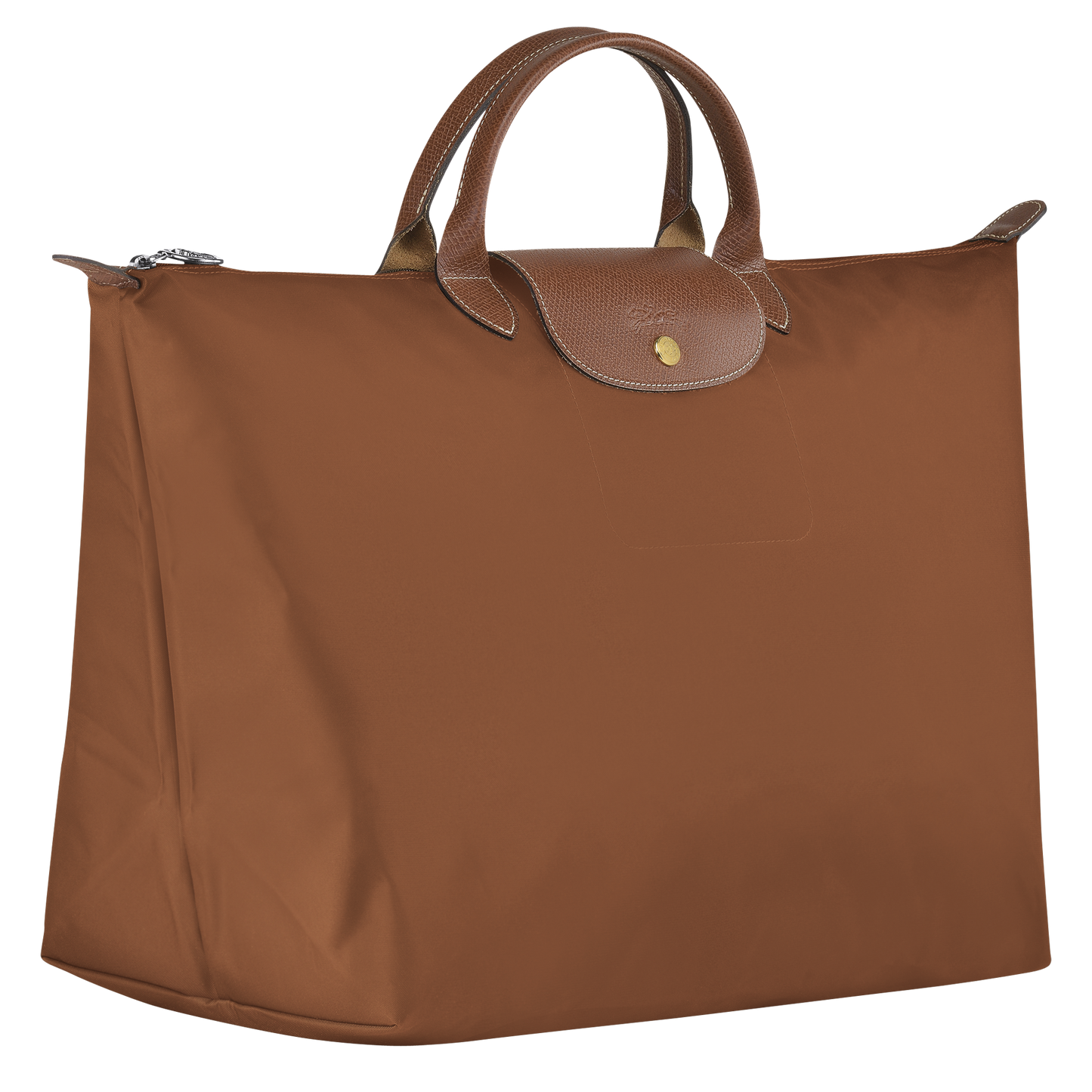 LONGCHAMP-Le Pliage Original L Travel bag-Cognac-L1624089504-3