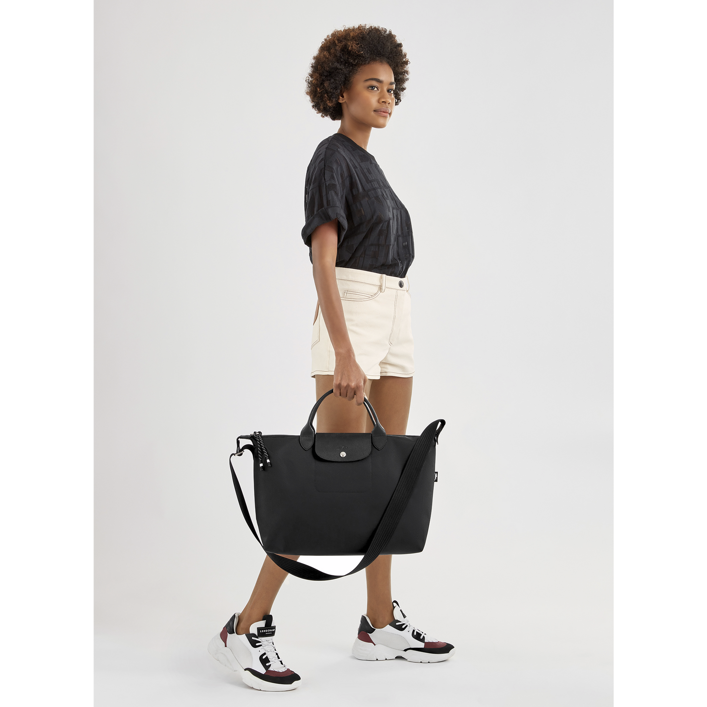 Longchamp LE PLIAGE ENERGY - Handbag XL in Black - 2 (SKU: L1630HSR001)