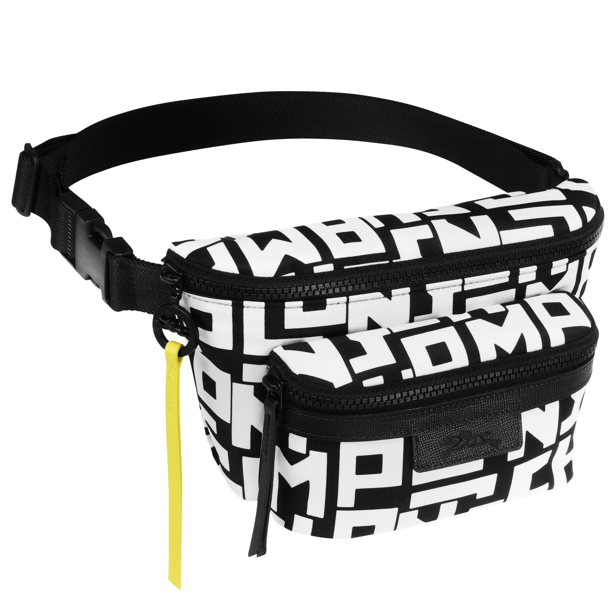 Longchamp LE PLIAGE LGP - Belt bag M in Black/White - 2 (SKU: 10034412067)