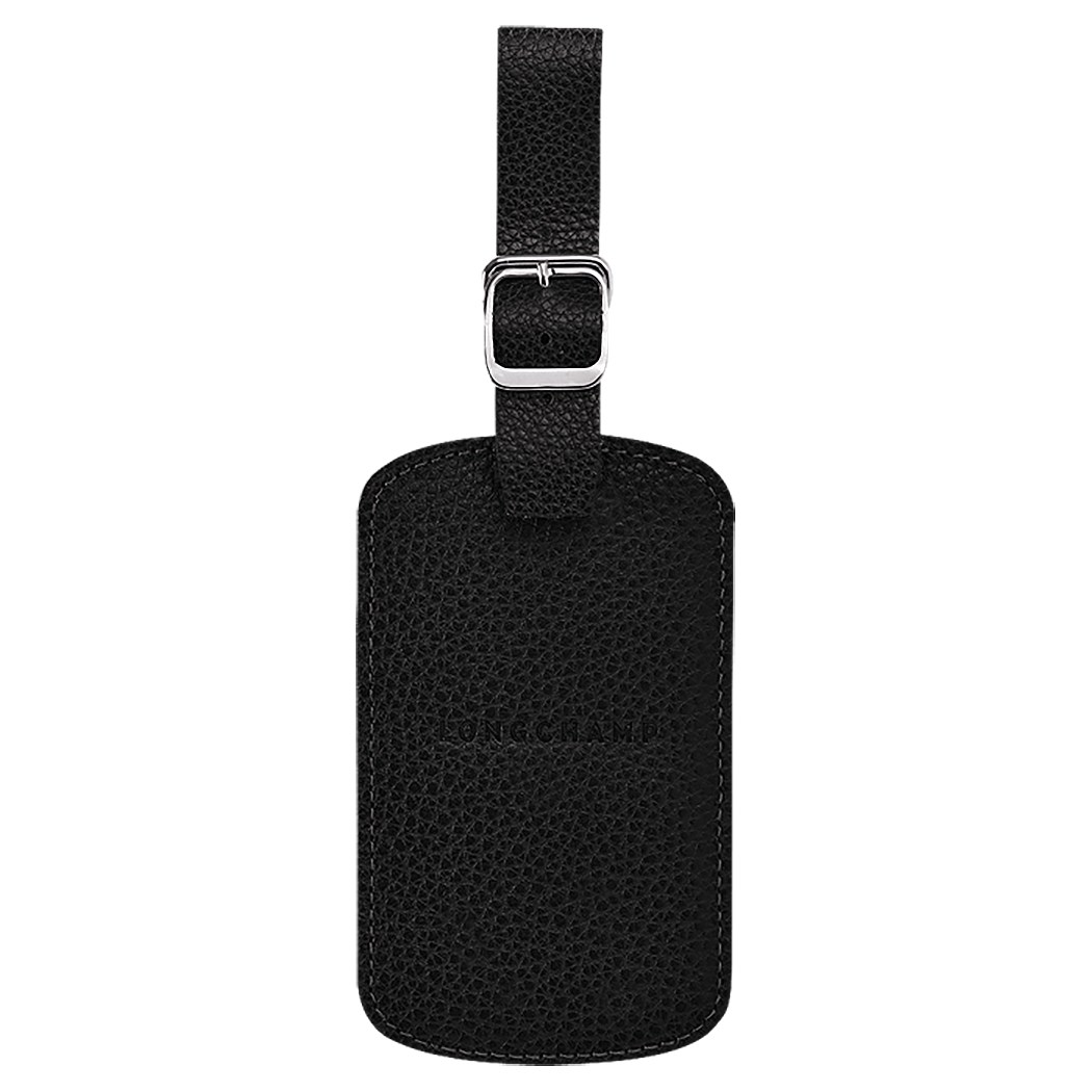 LONGCHAMP-Le Foulonné Luggage tag-Black-L7180021047-1
