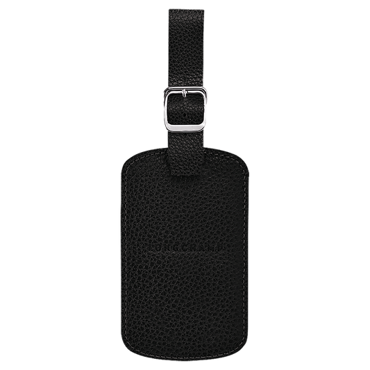 LONGCHAMP-Le Foulonné Luggage tag-Black-L7180021047-1
