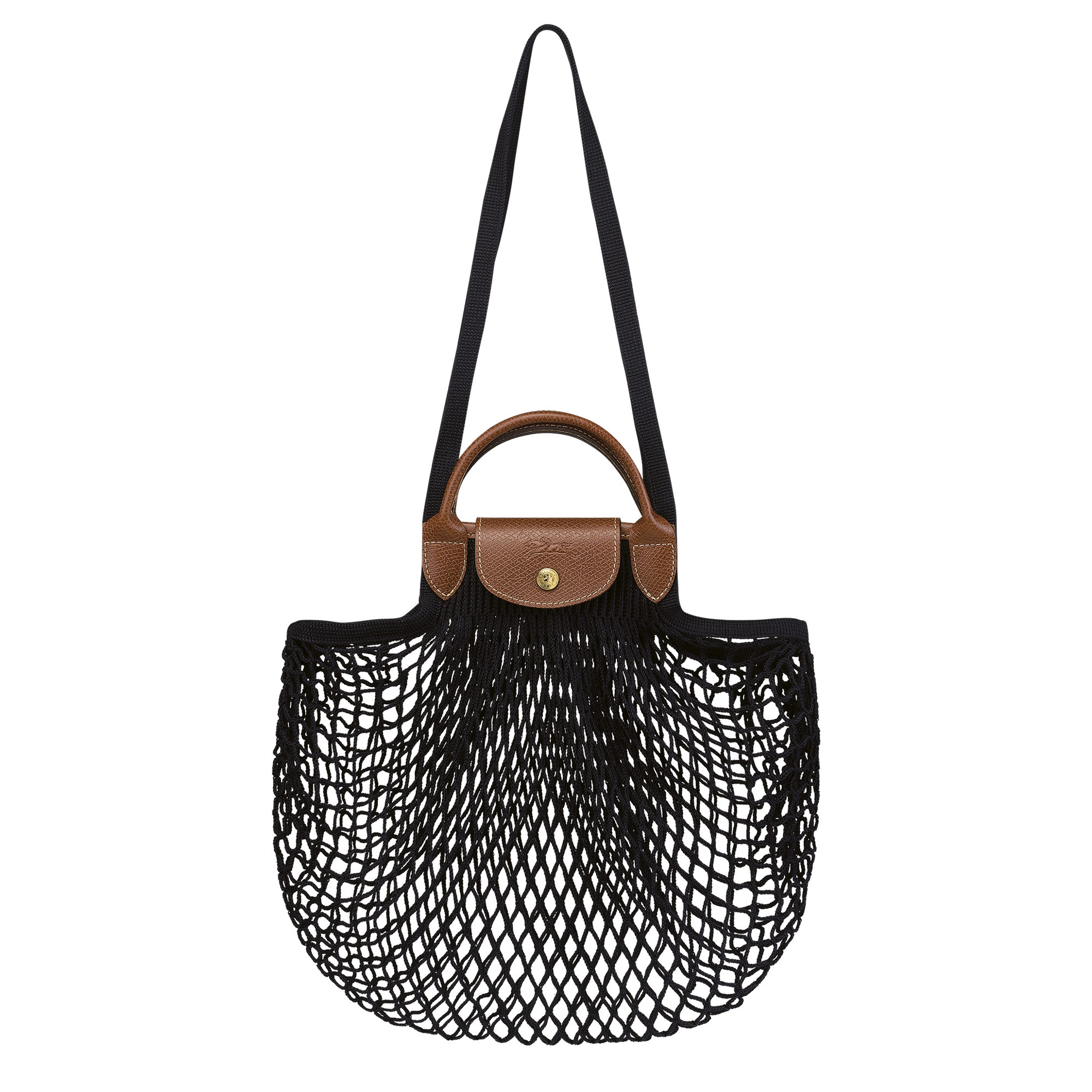 Longchamp LE PLIAGE FILET - Mesh bag L in Black - 1 (SKU: 10121HVH001)
