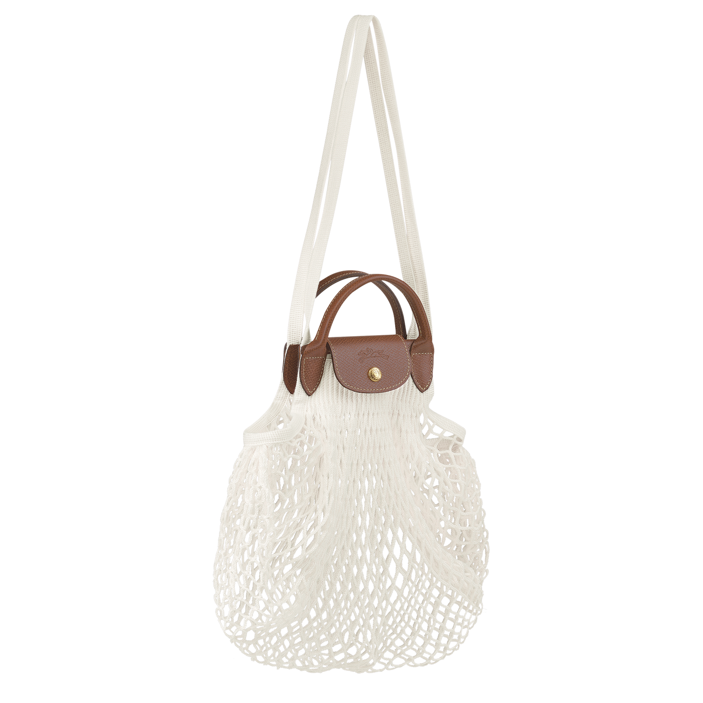 Longchamp LE PLIAGE FILET - Mesh bag L in Ecru - 2 (SKU: 10121HVH037)