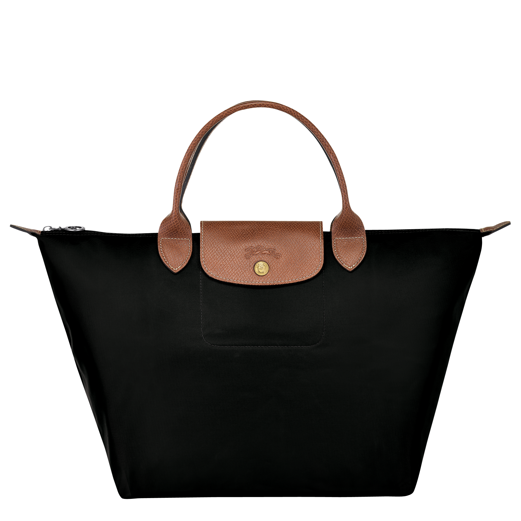 Le Pliage Original Top Handle Bag M in Black - Front - L1623089001