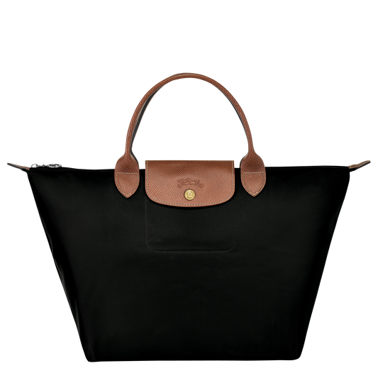 Le Pliage Original Top Handle Bag M in Black - Front - L1623089001