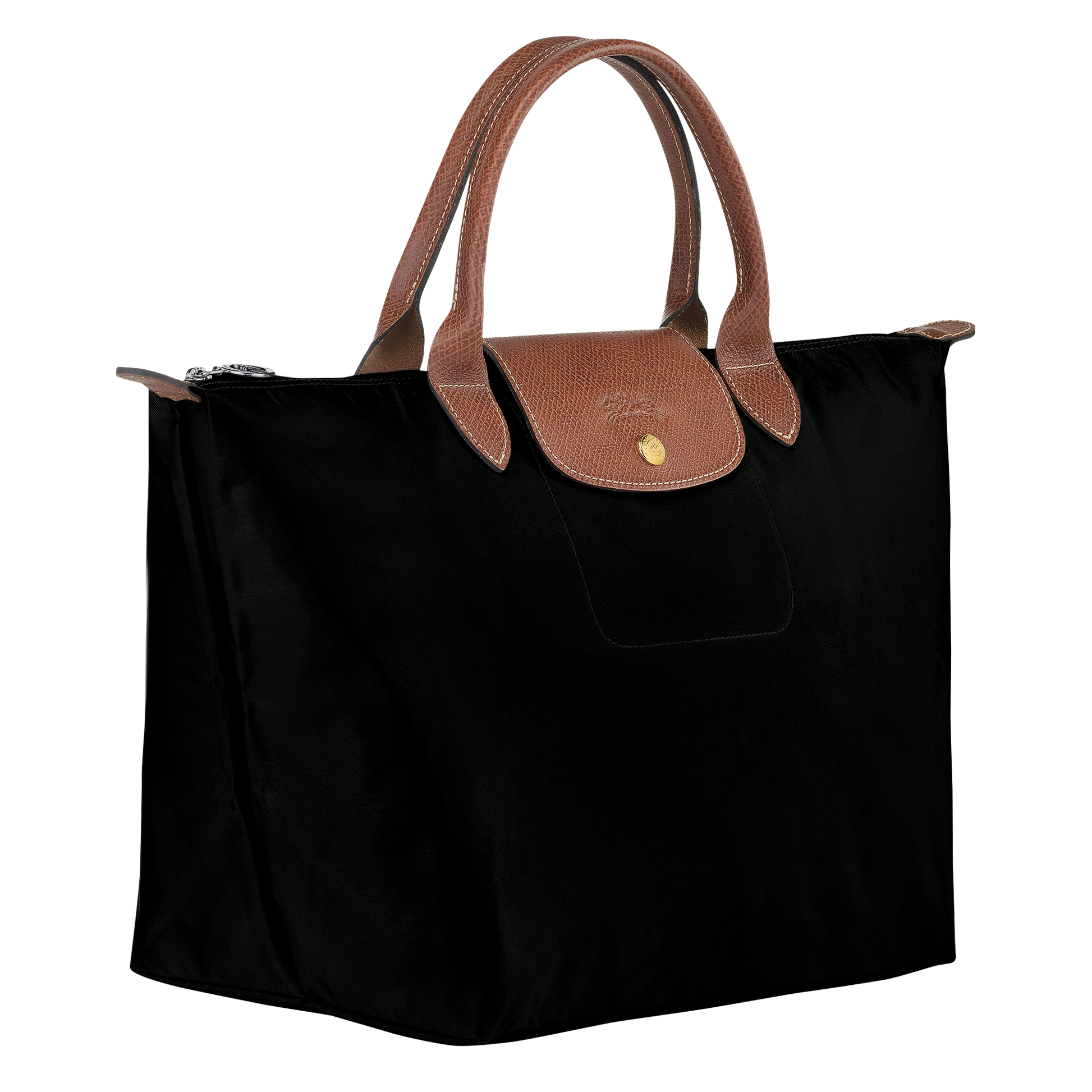 Le Pliage Original Top Handle Bag M in Black - Side - L1623089001