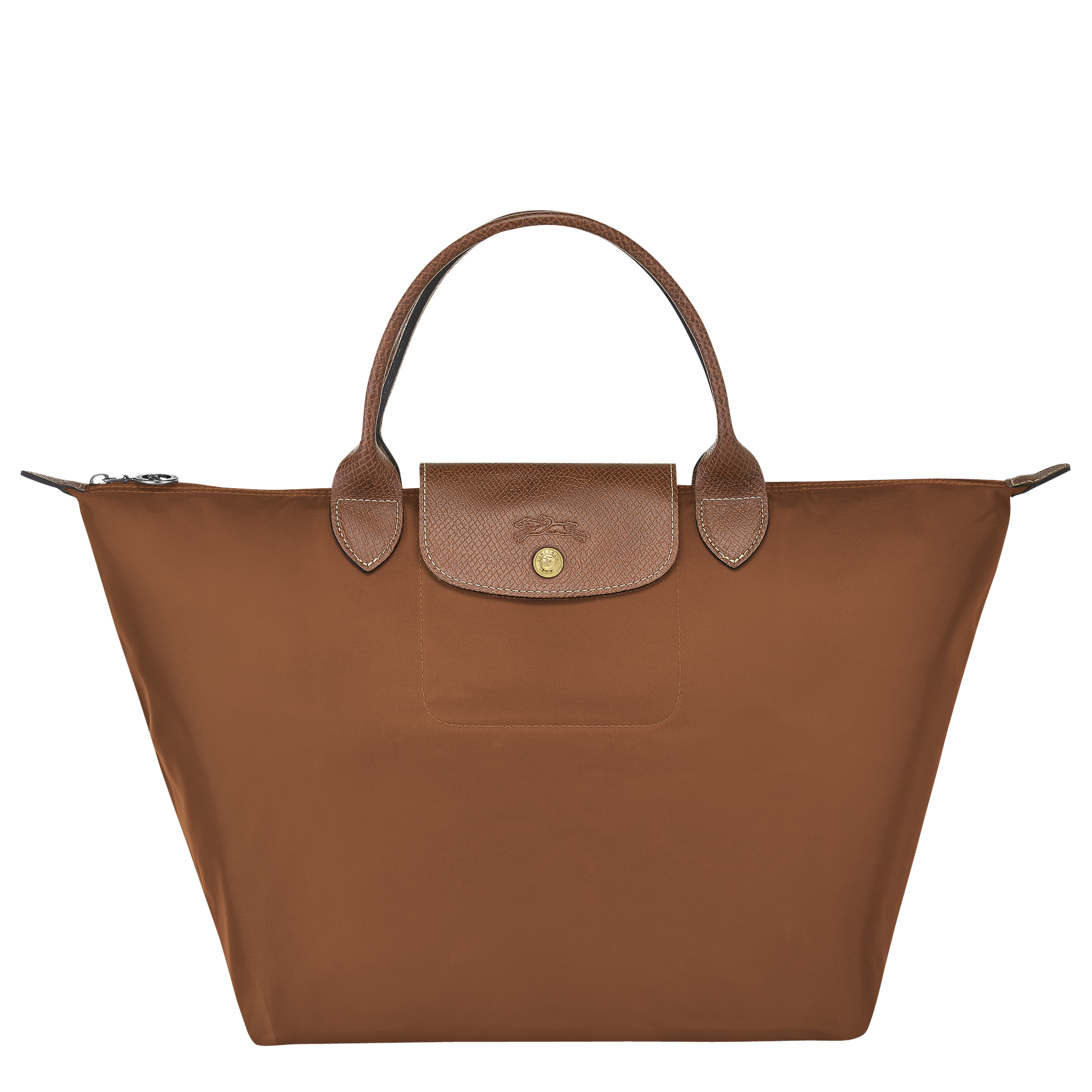 LONGCHAMP-Le Pliage Original Handbag M-Cognac-L1623089504-1