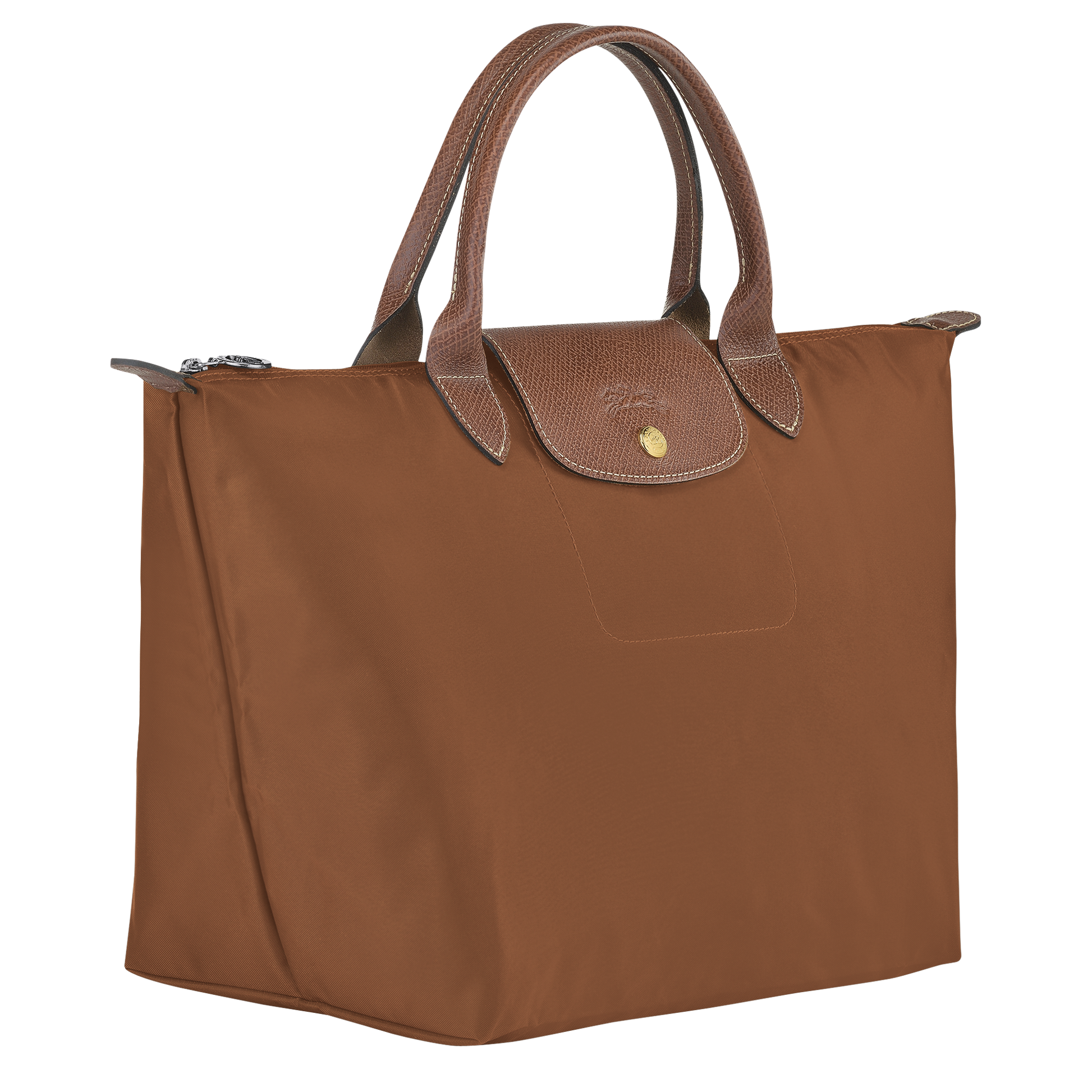 LONGCHAMP-Le Pliage Original Handbag M-Cognac-L1623089504-3