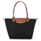 Le Pliage Shoulder Bag S in Black - Front -L2605089001