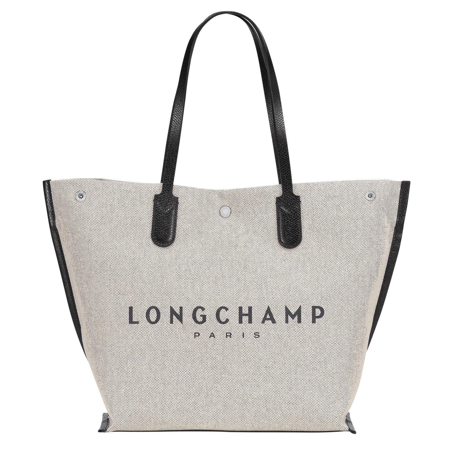 Roseau Shopping Bag L Ecru - Front - 10090HSG037