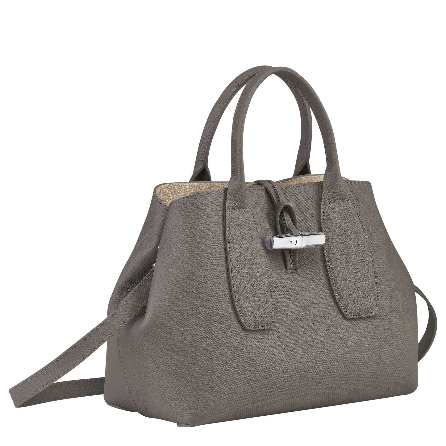 Longchamp ROSEAU - Handbag M in Turtledove - 4 (SKU: 10058HPNP55)